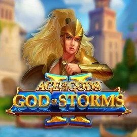 Age Of The Gods: God Of Storms 2 logo by Playtech at Unibet Casino