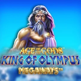 Slots logo of Age Of The Gods: King of Olympus Megaways from Origins at Unibet Casino