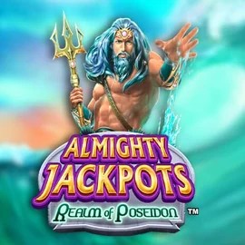 Official Jackpots logo: Almighty Jackpots – Realm of Poseidon by Novomatic at Unibet Casino