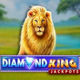 Diamond King Jackpots logo by SpinPlay Games at Unibet Casino