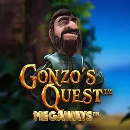 Gonzo&#039;s Quest Megaways logo by Red Tiger Gaming at Unibet Casino