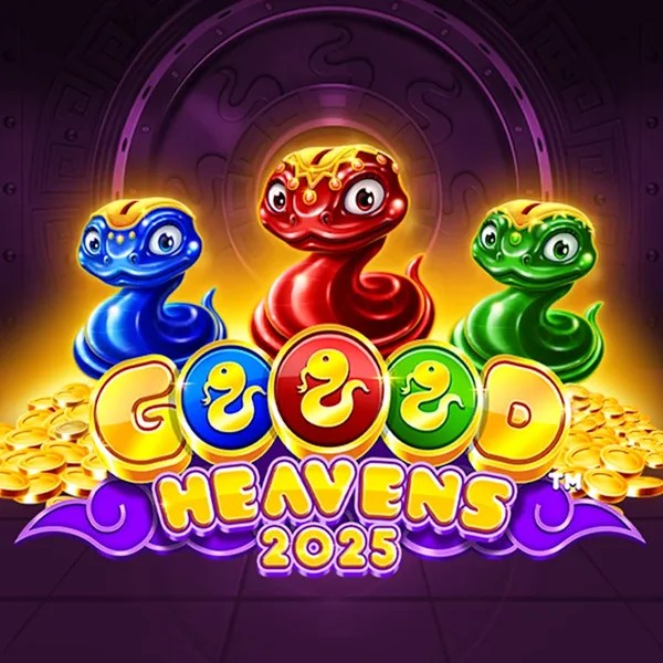 Goood Heavens slot logo by Rarestone Gaming at Unibet Casino