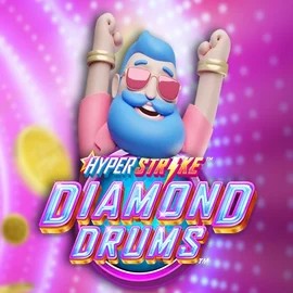 Hyper Strike Diamond Drums logo by Gameburger Studios Unibet Casino