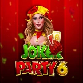 Joker Party 6 slot visual from Greentube available on unicpt.com