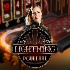Lightning Roulette by Evolution, showcased at unicpt.com – game logo