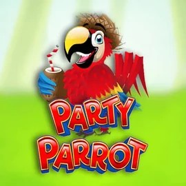Party Parrot slot logo by Rival at Unibet Casino