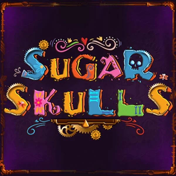 Sugar Skulls slot logo by Booming Games at Unibet Casino